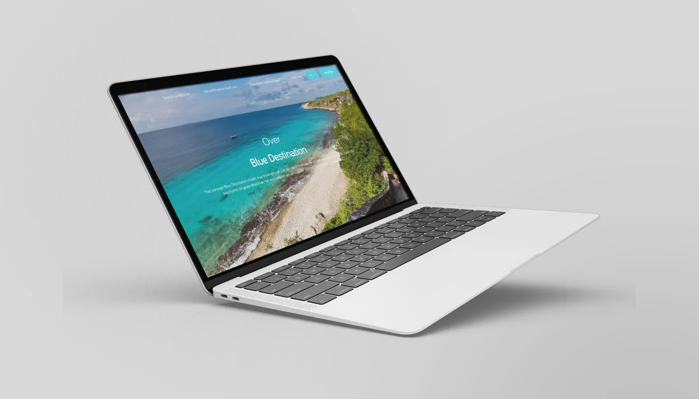 Bespoke website for Blue Destination